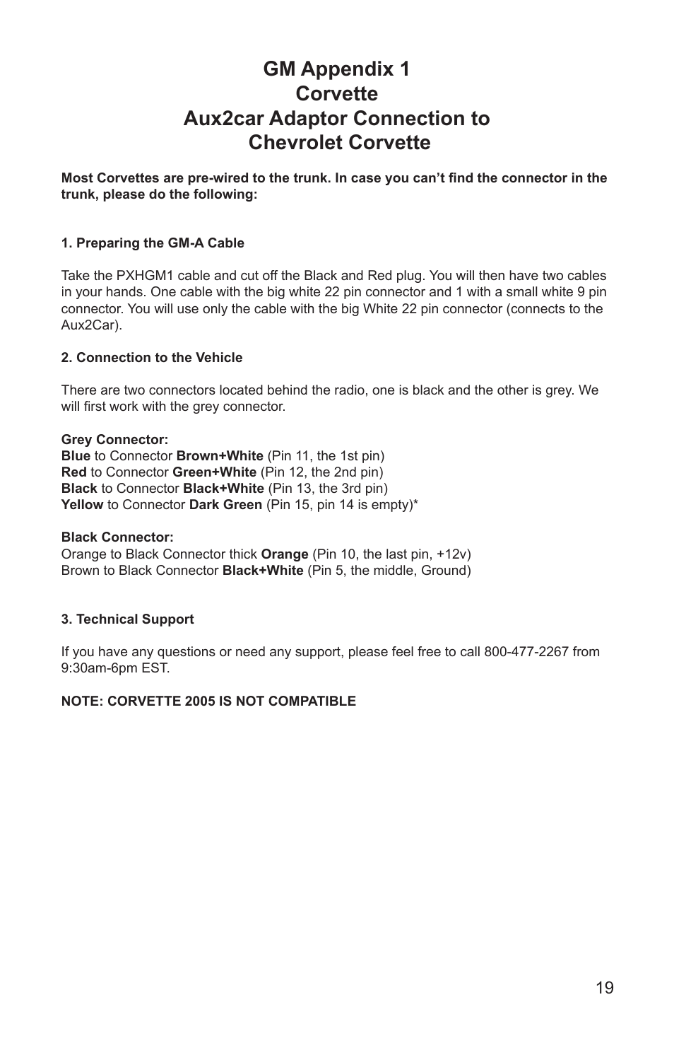 Peripheral Electronics Aux2Car User Manual | Page 21 / 24