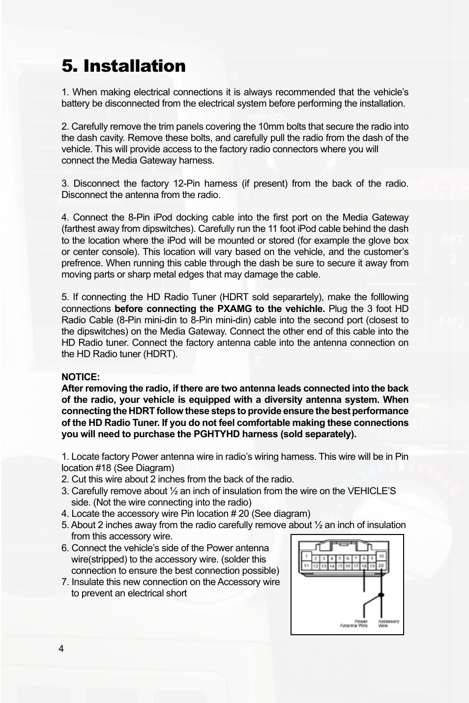 Installation | Peripheral Electronics PGHTY1 User Manual | Page 6 / 14