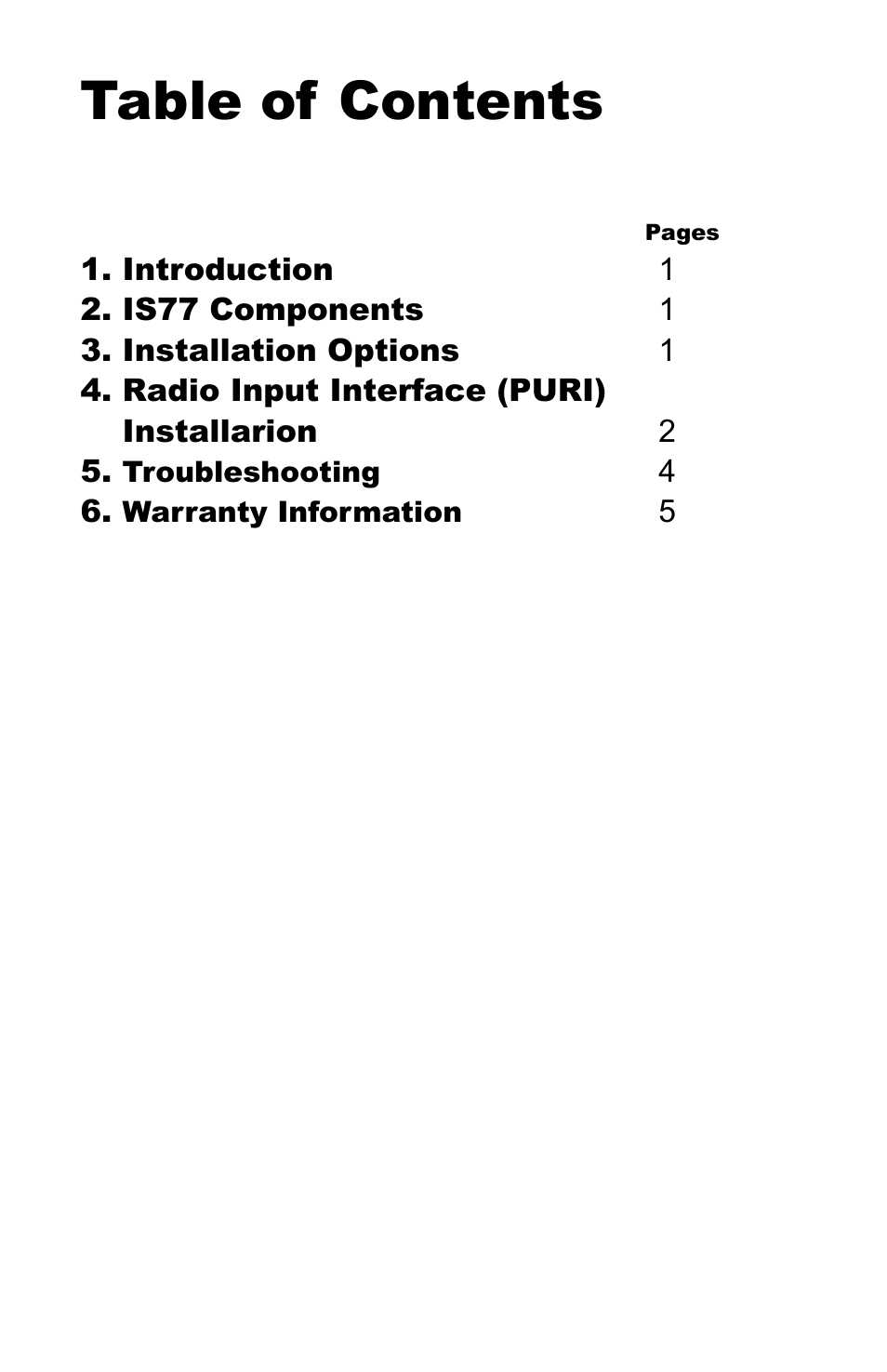 Peripheral Electronics IS77 User Manual | Page 2 / 8