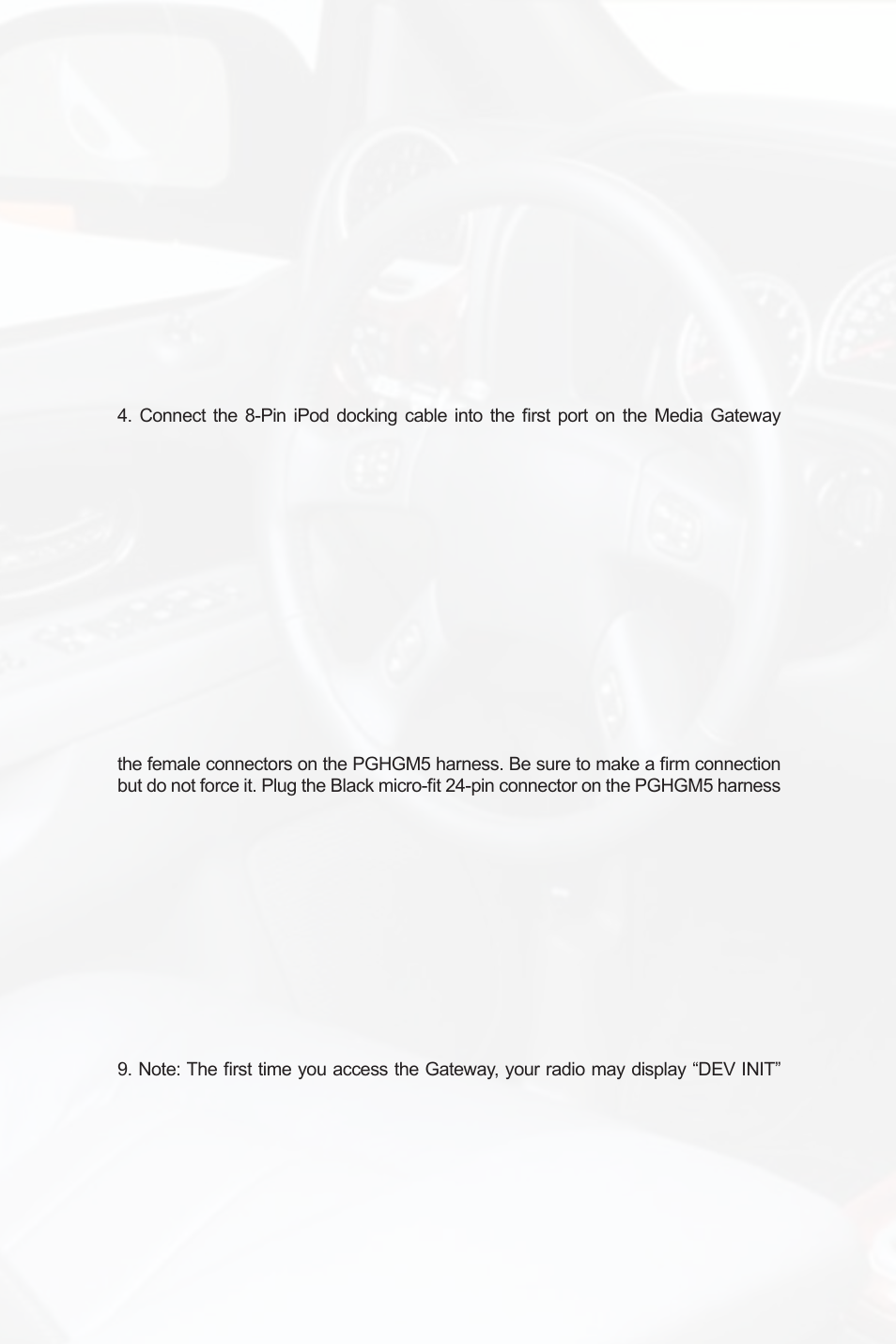 Installation | Peripheral Electronics PGHGM5 User Manual | Page 6 / 16