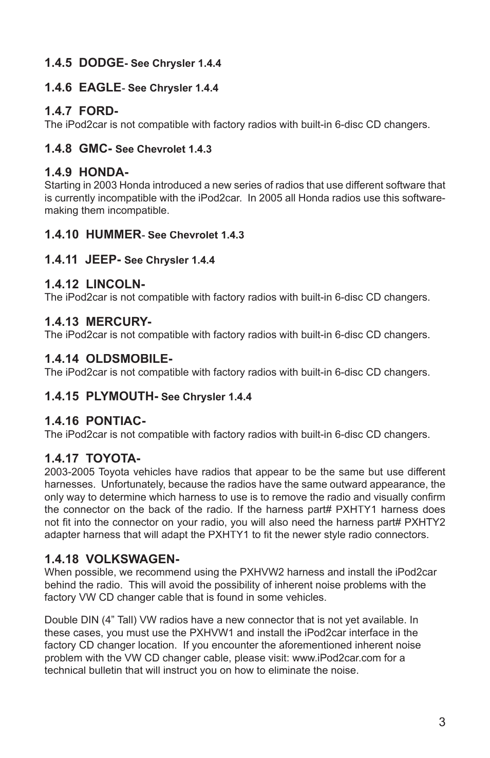 Peripheral Electronics iPod2car User Manual | Page 5 / 20