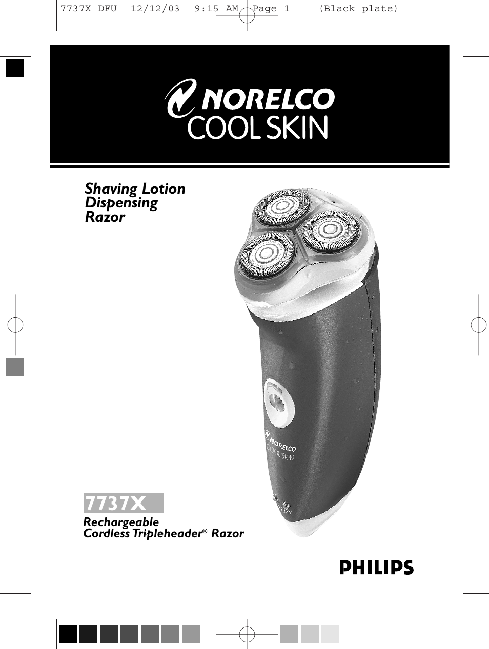 Philips Norelco 7737X User Manual | 51 pages