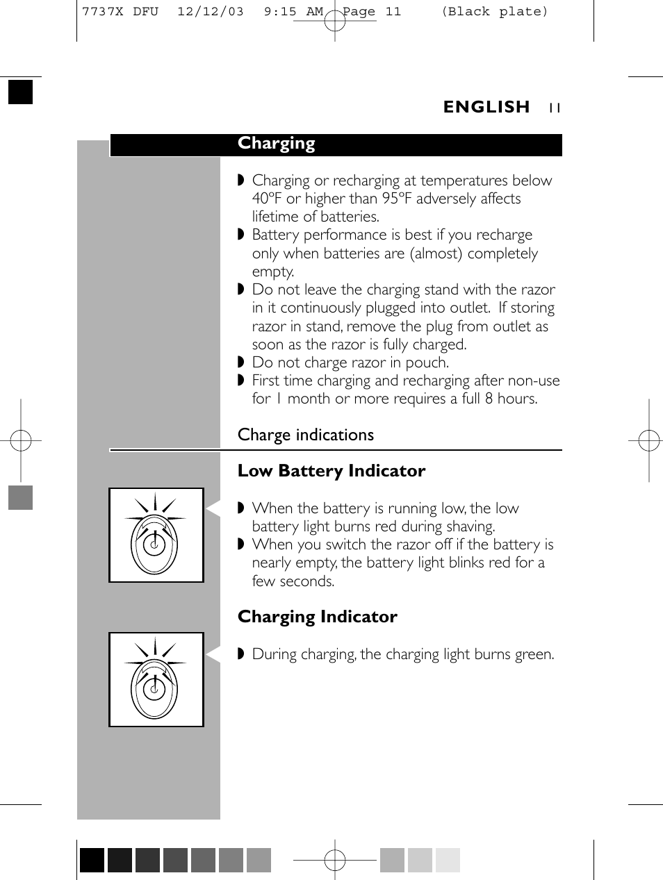 Philips Norelco 7737X User Manual | Page 10 / 51