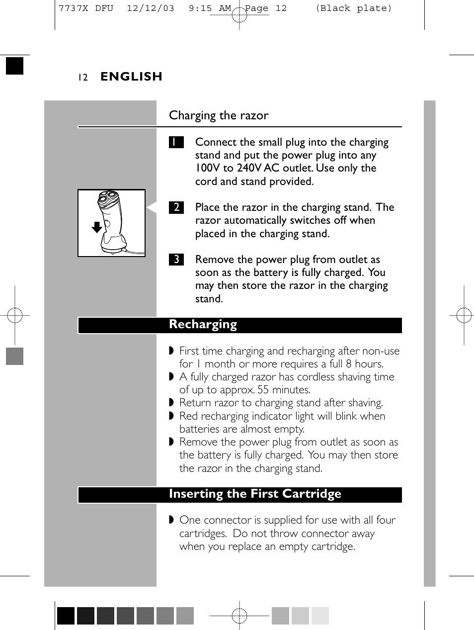 Philips Norelco 7737X User Manual | Page 11 / 51