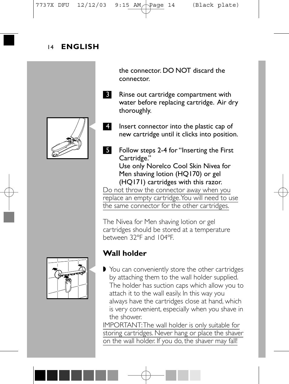 Philips Norelco 7737X User Manual | Page 13 / 51