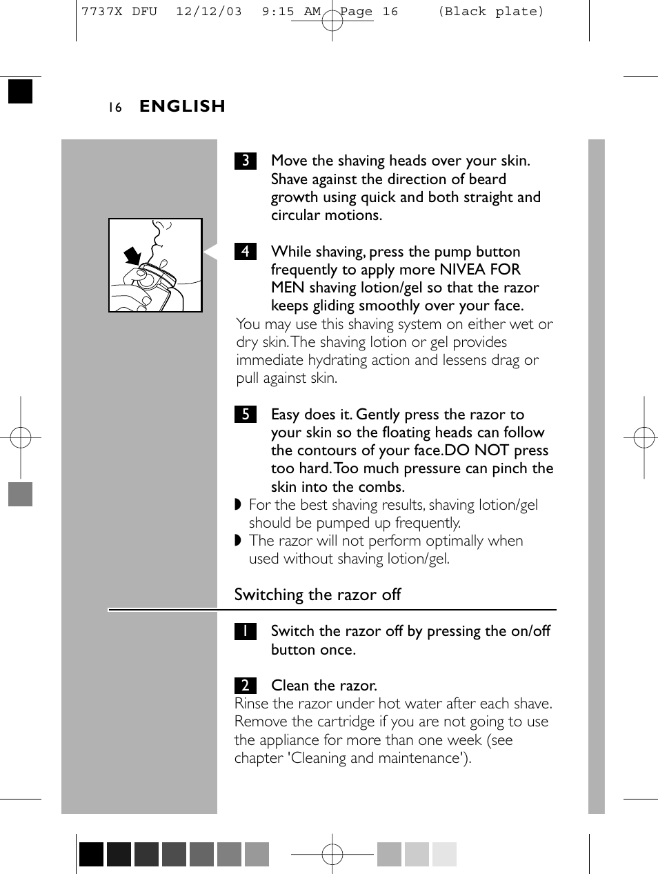 Philips Norelco 7737X User Manual | Page 15 / 51