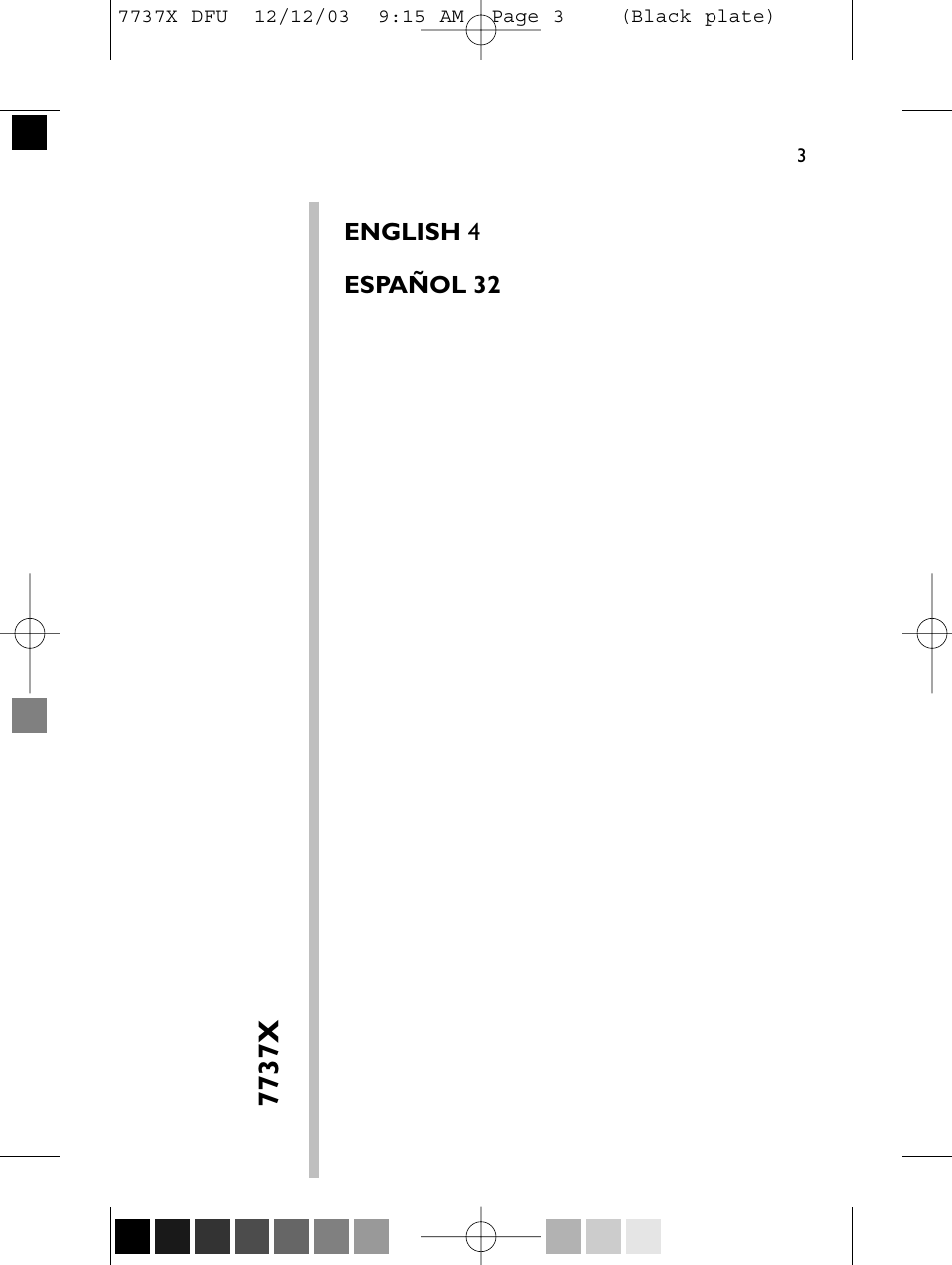 7737x | Philips Norelco 7737X User Manual | Page 2 / 51