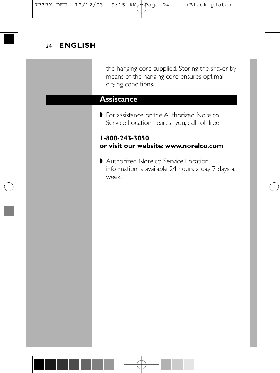 Philips Norelco 7737X User Manual | Page 23 / 51