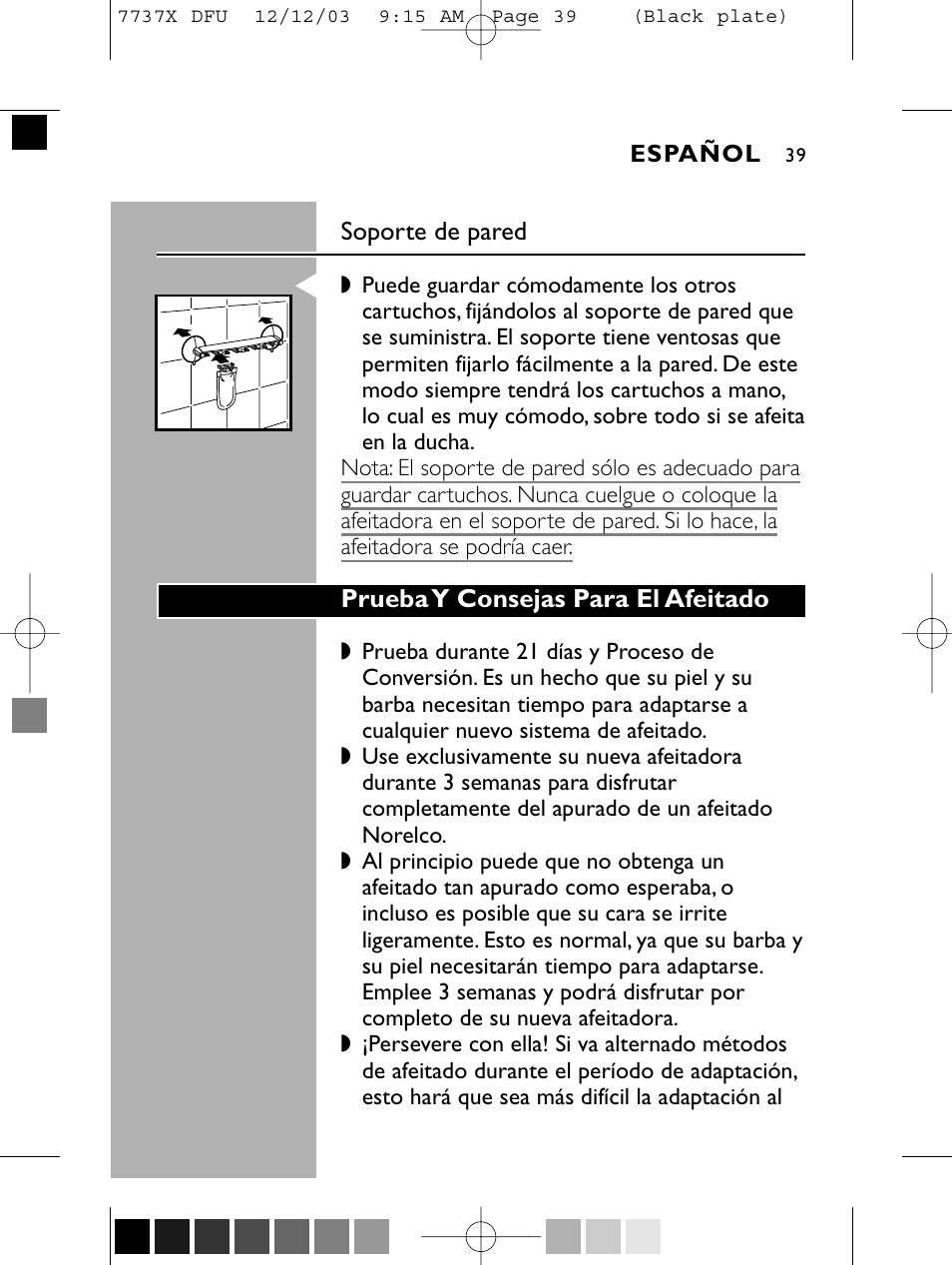 Philips Norelco 7737X User Manual | Page 38 / 51