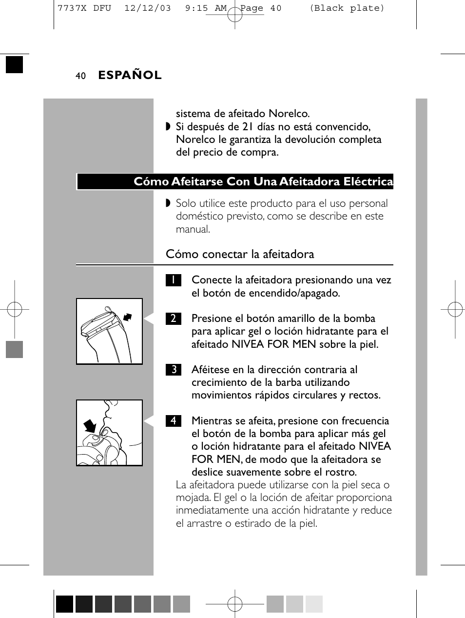 Philips Norelco 7737X User Manual | Page 39 / 51