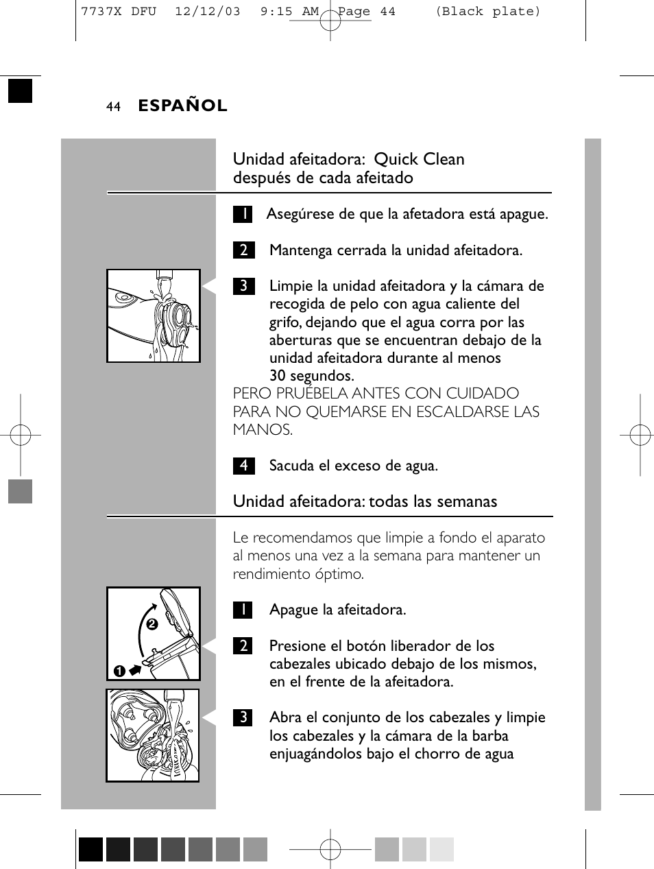 Philips Norelco 7737X User Manual | Page 43 / 51