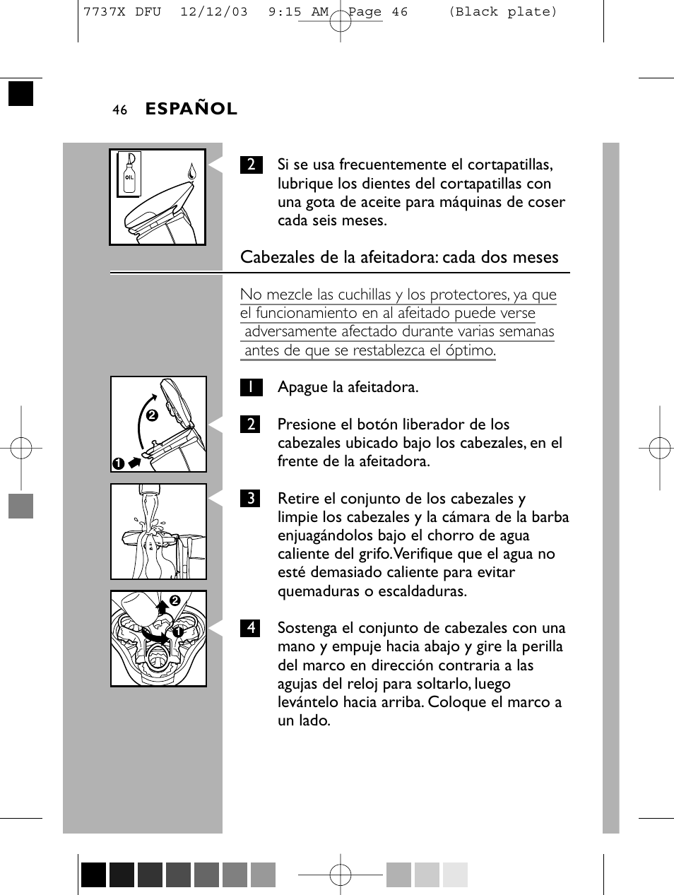 Philips Norelco 7737X User Manual | Page 45 / 51