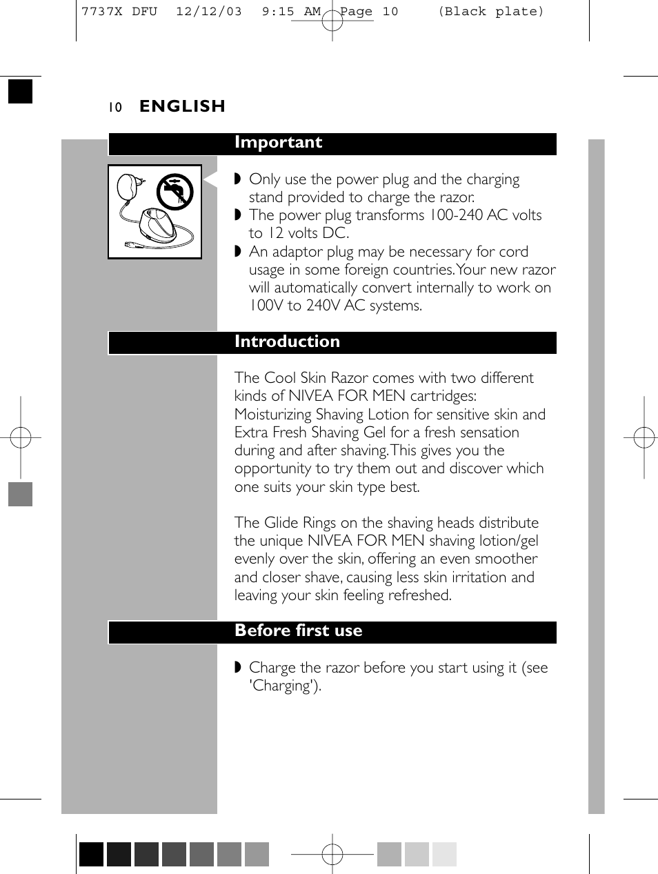 Philips Norelco 7737X User Manual | Page 9 / 51