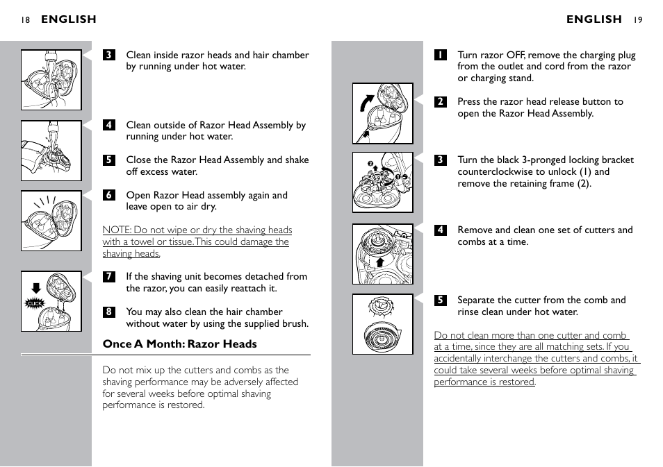 Philips Norelco SPEED-XL 8175XL User Manual | Page 10 / 13