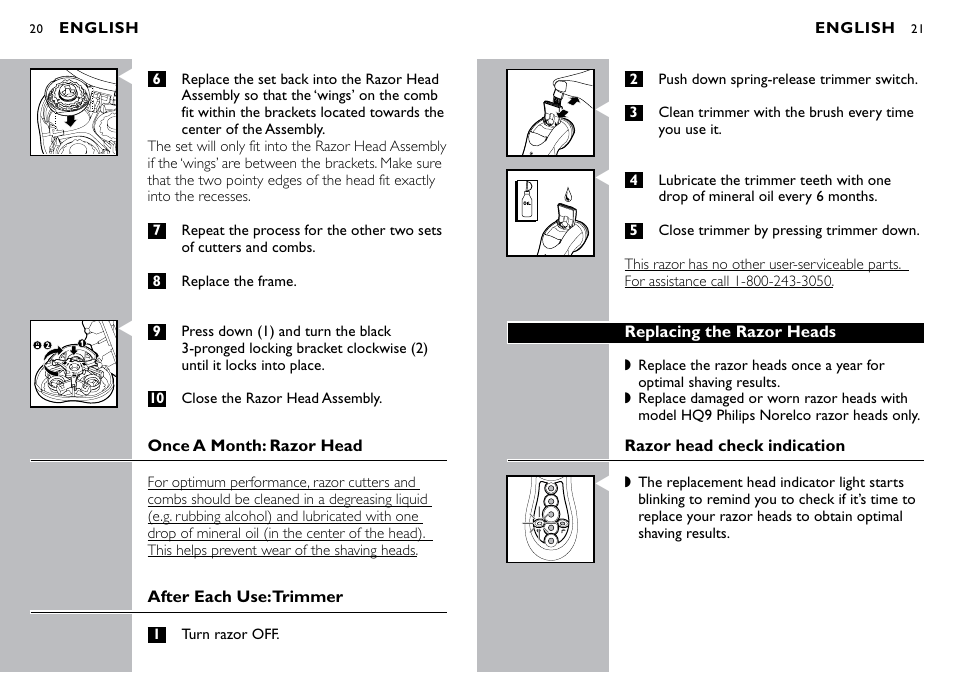 Philips Norelco SPEED-XL 8175XL User Manual | Page 11 / 13