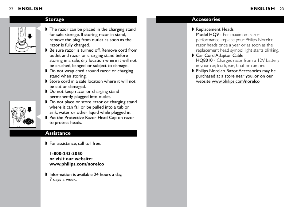 Philips Norelco SPEED-XL 8175XL User Manual | Page 12 / 13
