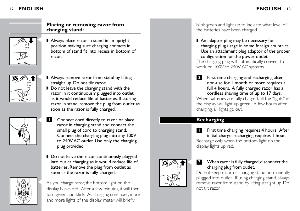 Philips Norelco SPEED-XL 8175XL User Manual | Page 7 / 13