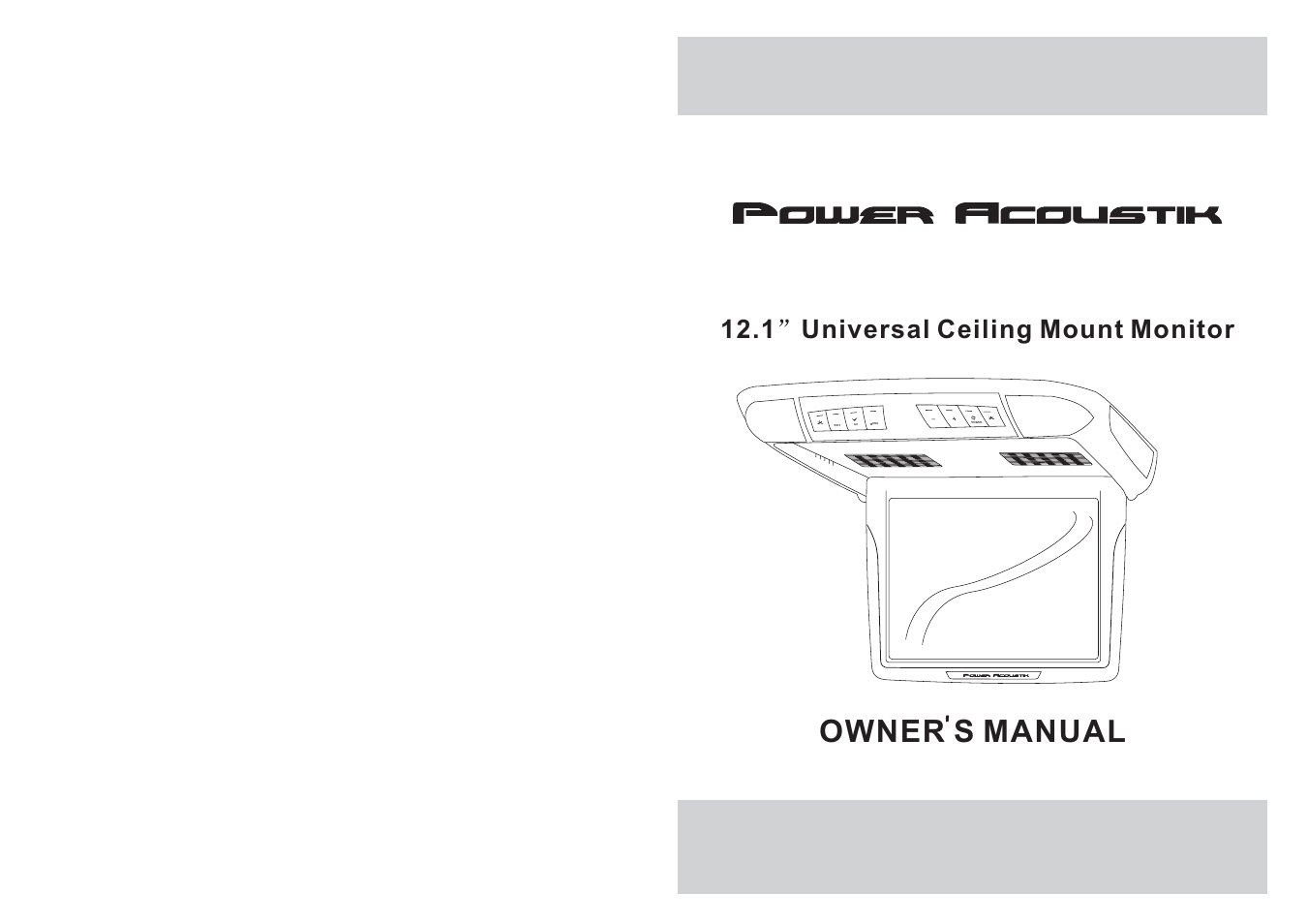 Power Acoustik PT-120CM User Manual | 10 pages