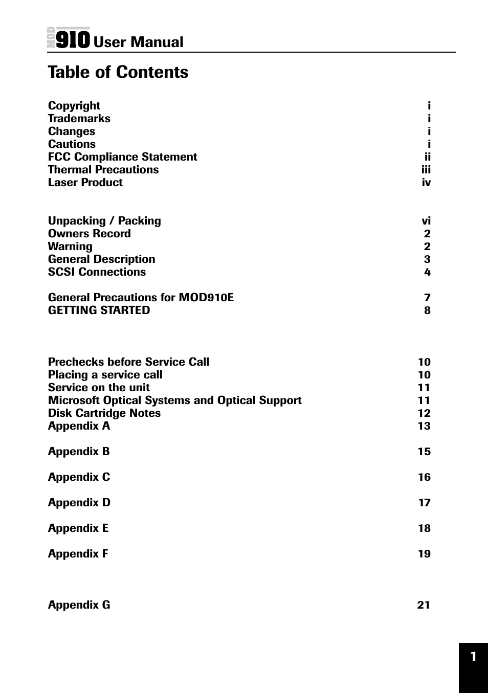 Plasmon MOD 910 User Manual | Page 10 / 33