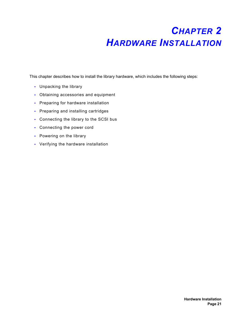 Chapter 2 hardware installation, Hapter, Ardware | Nstallation | Plasmon V15 User Manual | Page 23 / 138