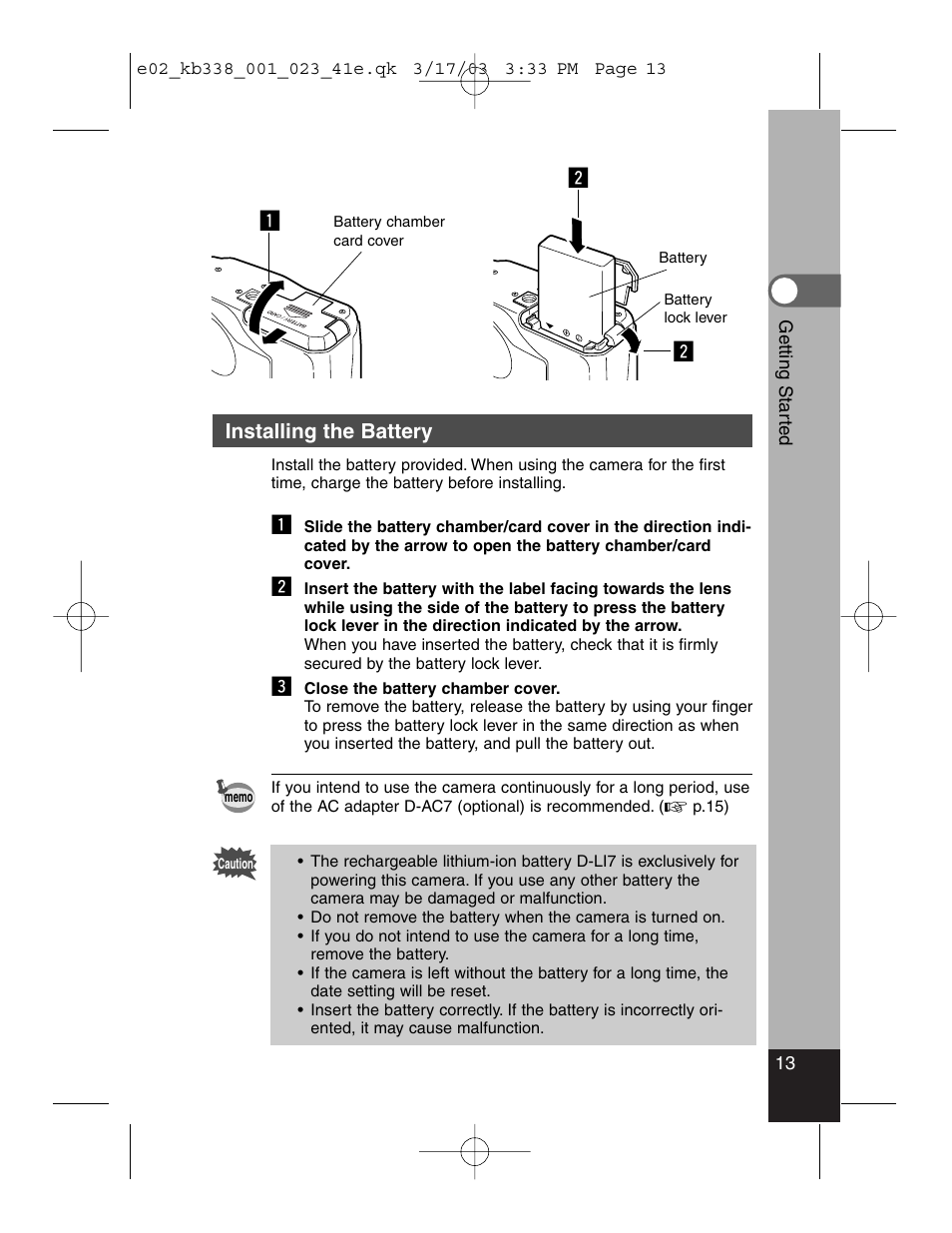 Zx x | Pentax Optiio550 User Manual | Page 15 / 40