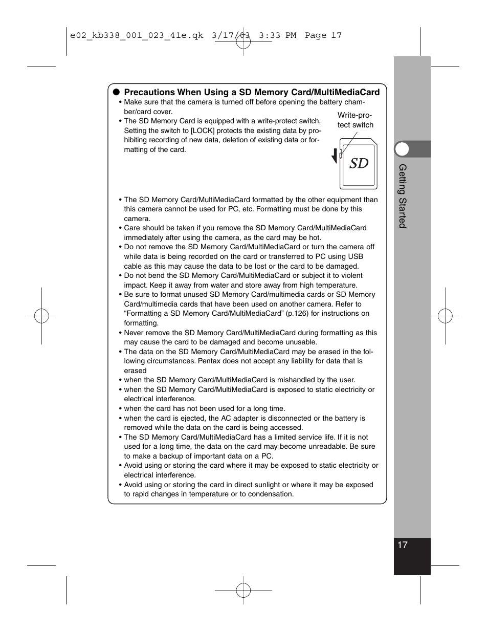 Pentax Optiio550 User Manual | Page 19 / 40