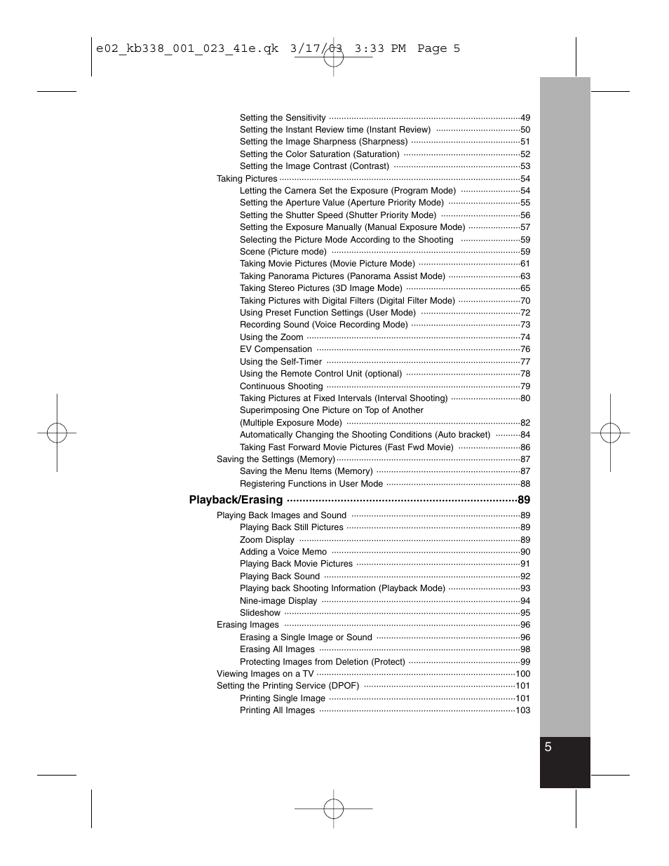 Pentax Optiio550 User Manual | Page 7 / 40