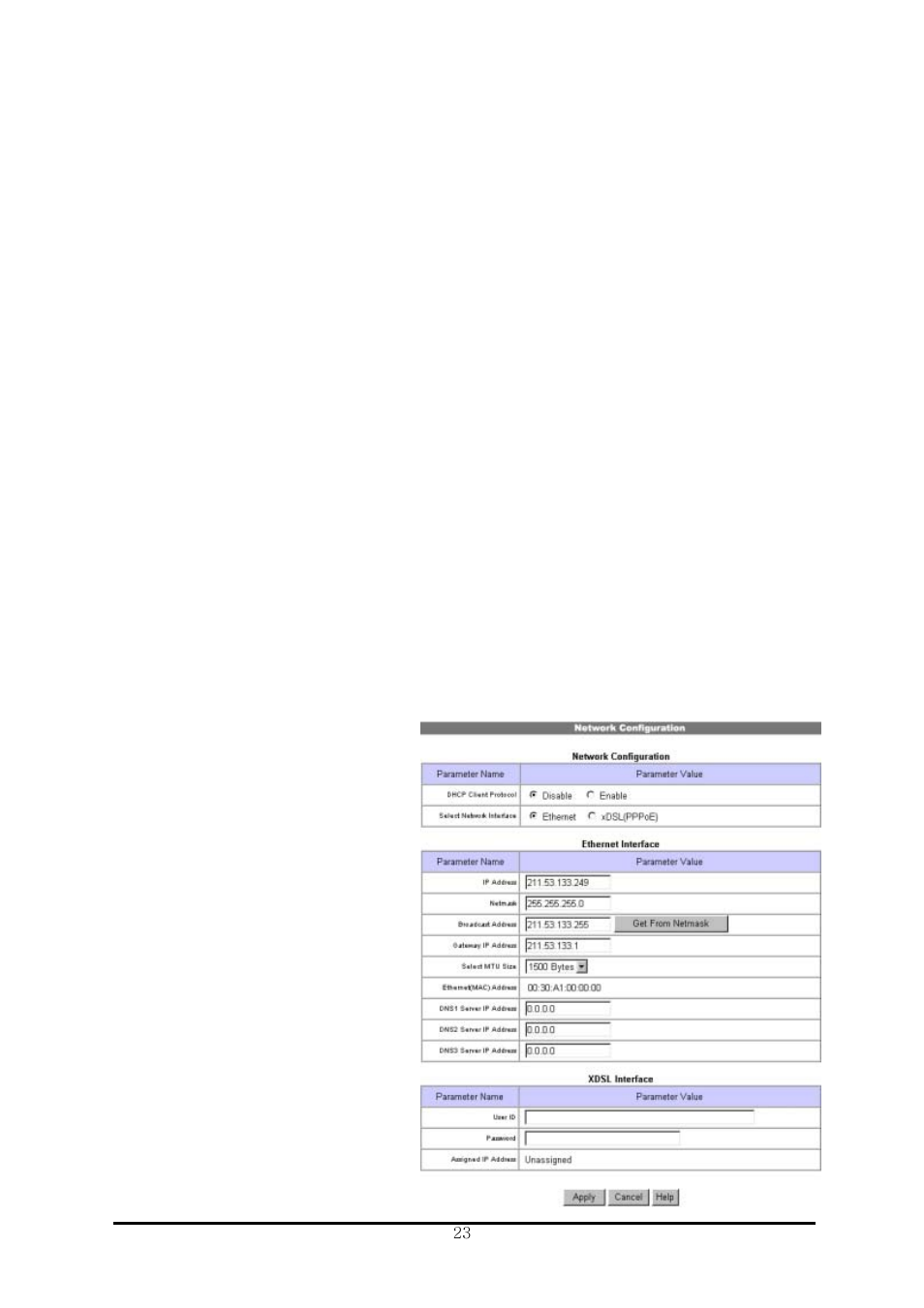 3) network configuration | Pentax IC-360 User Manual | Page 29 / 68