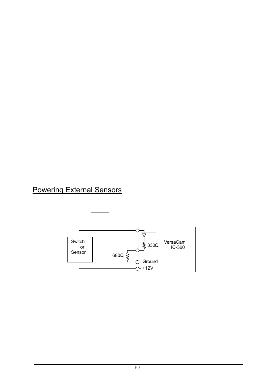 Powering external sensors | Pentax IC-360 User Manual | Page 68 / 68