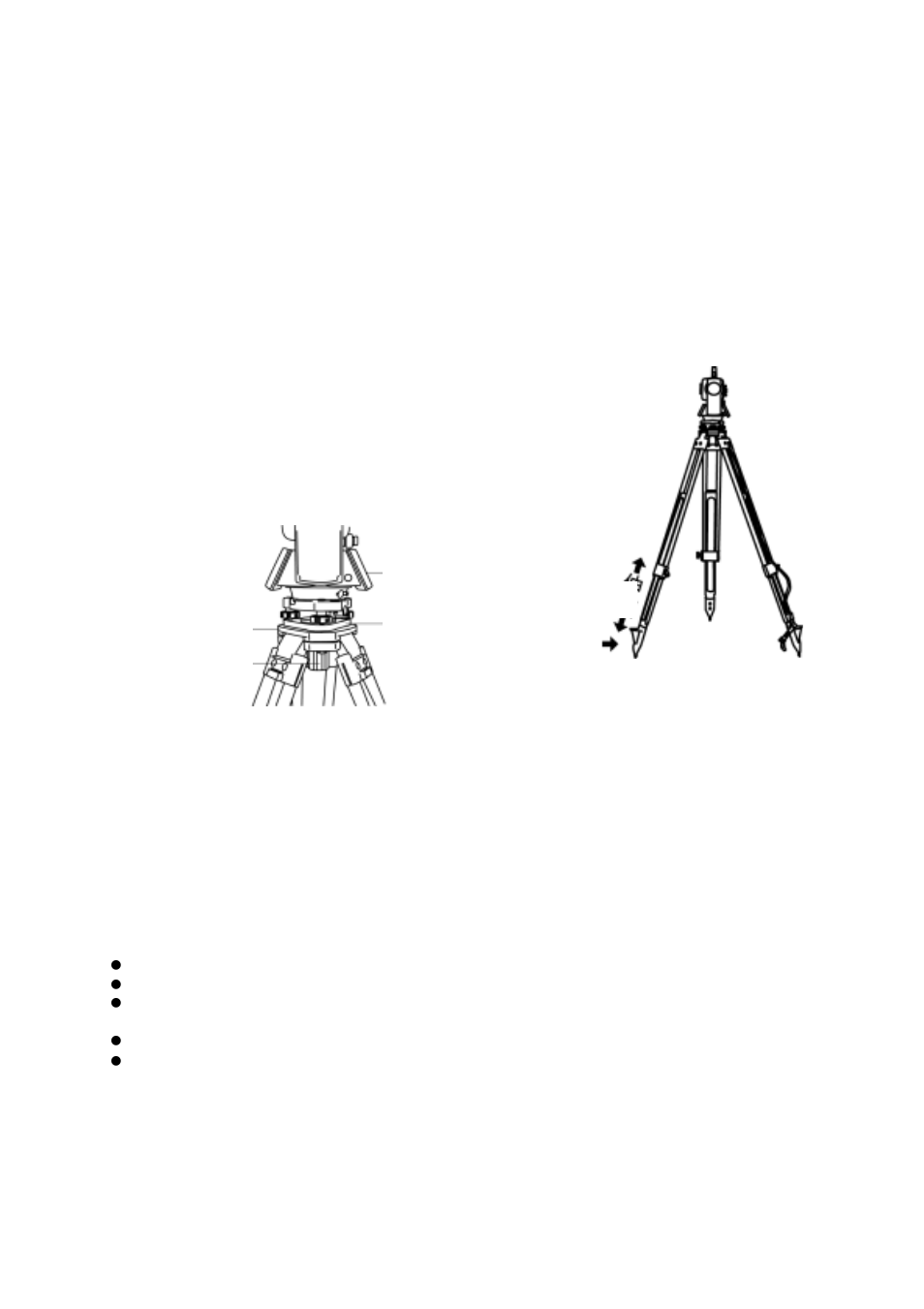 3 preparation for surveying, Setting up the instrument and the tripod | Pentax R-322N User Manual | Page 20 / 30