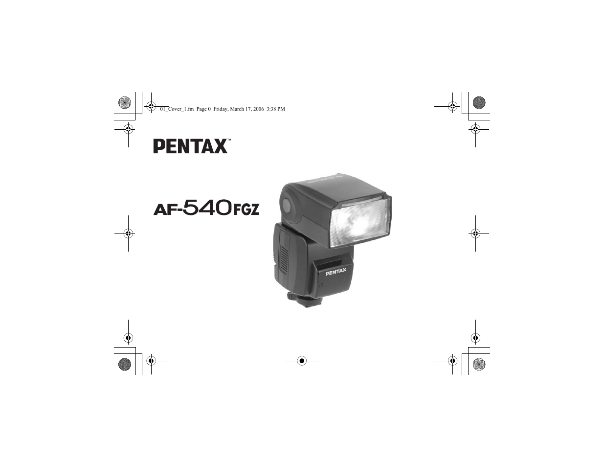 Pentax AF540FGZ User Manual | 96 pages