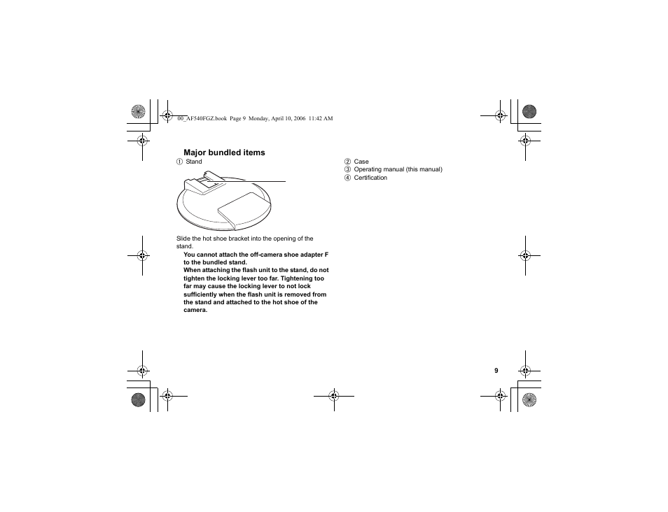 Pentax AF540FGZ User Manual | Page 11 / 96