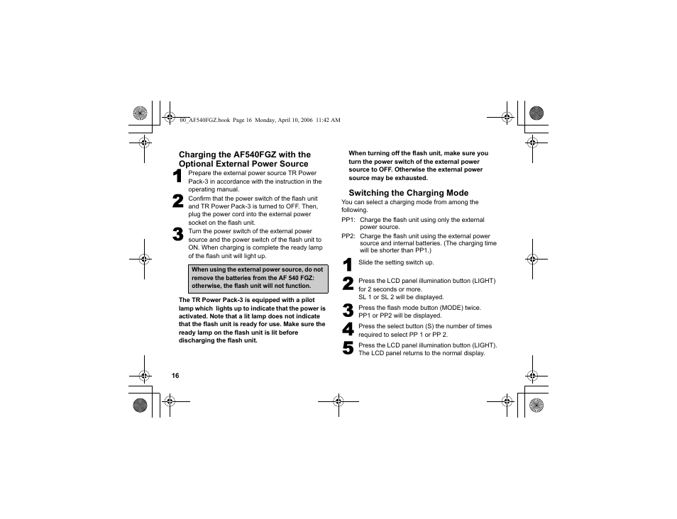 Pentax AF540FGZ User Manual | Page 18 / 96
