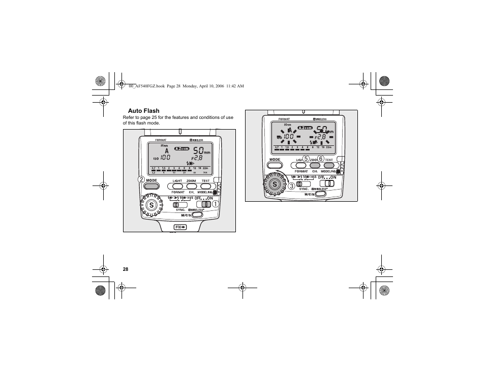 Pentax AF540FGZ User Manual | Page 30 / 96