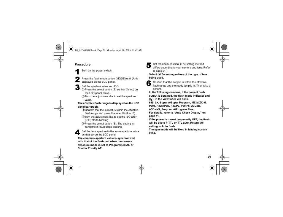 Pentax AF540FGZ User Manual | Page 31 / 96