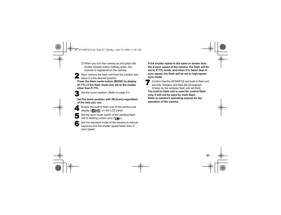 Pentax AF540FGZ User Manual | Page 49 / 96