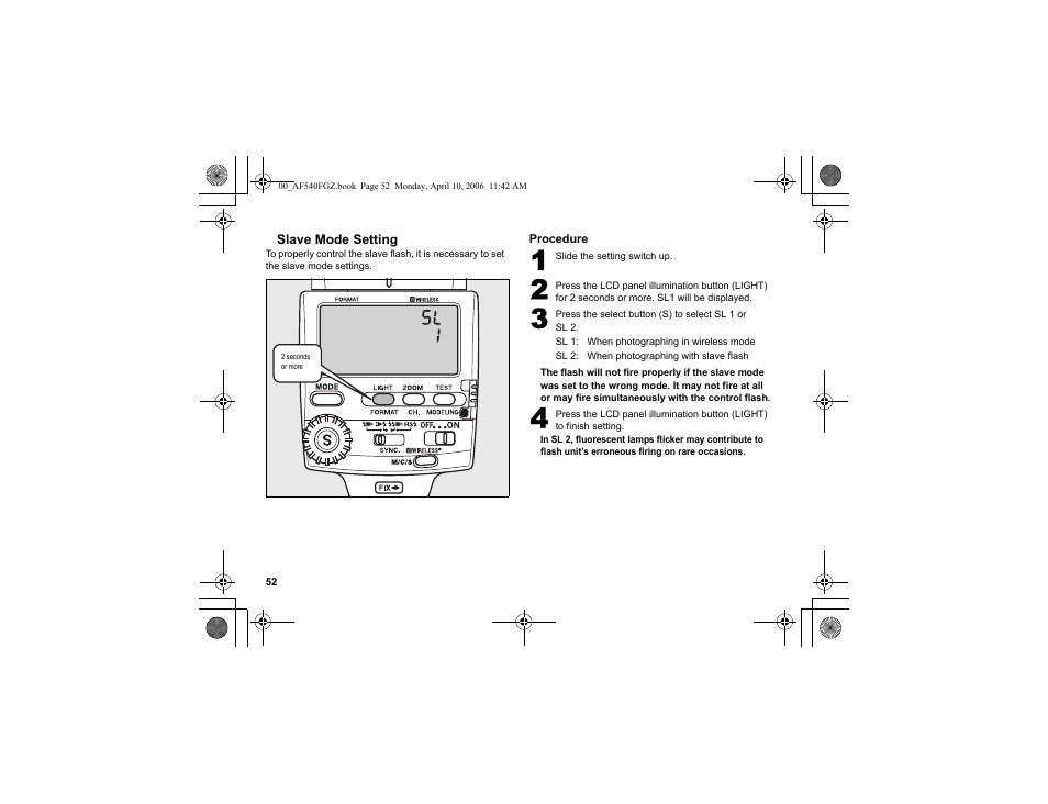 Pentax AF540FGZ User Manual | Page 54 / 96