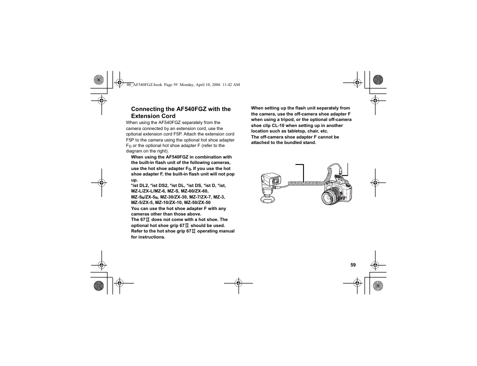 Pentax AF540FGZ User Manual | Page 61 / 96