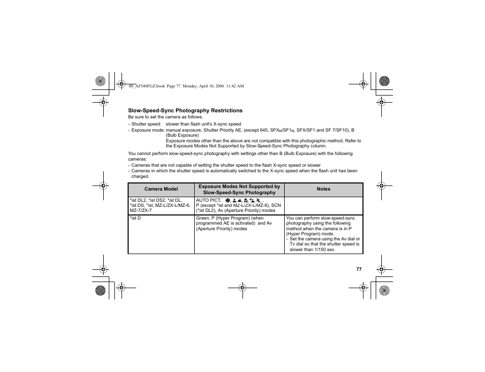 Pentax AF540FGZ User Manual | Page 79 / 96