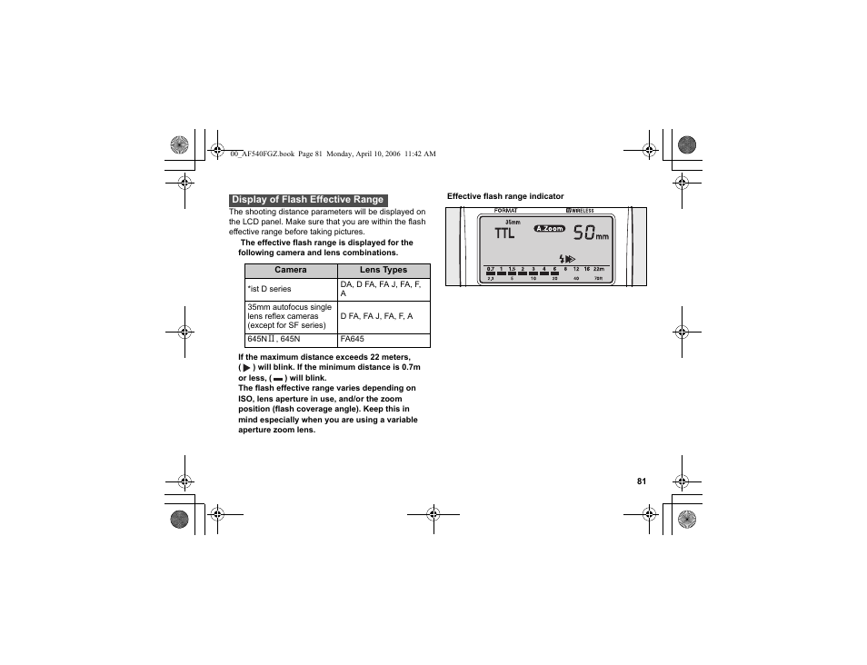 Pentax AF540FGZ User Manual | Page 83 / 96