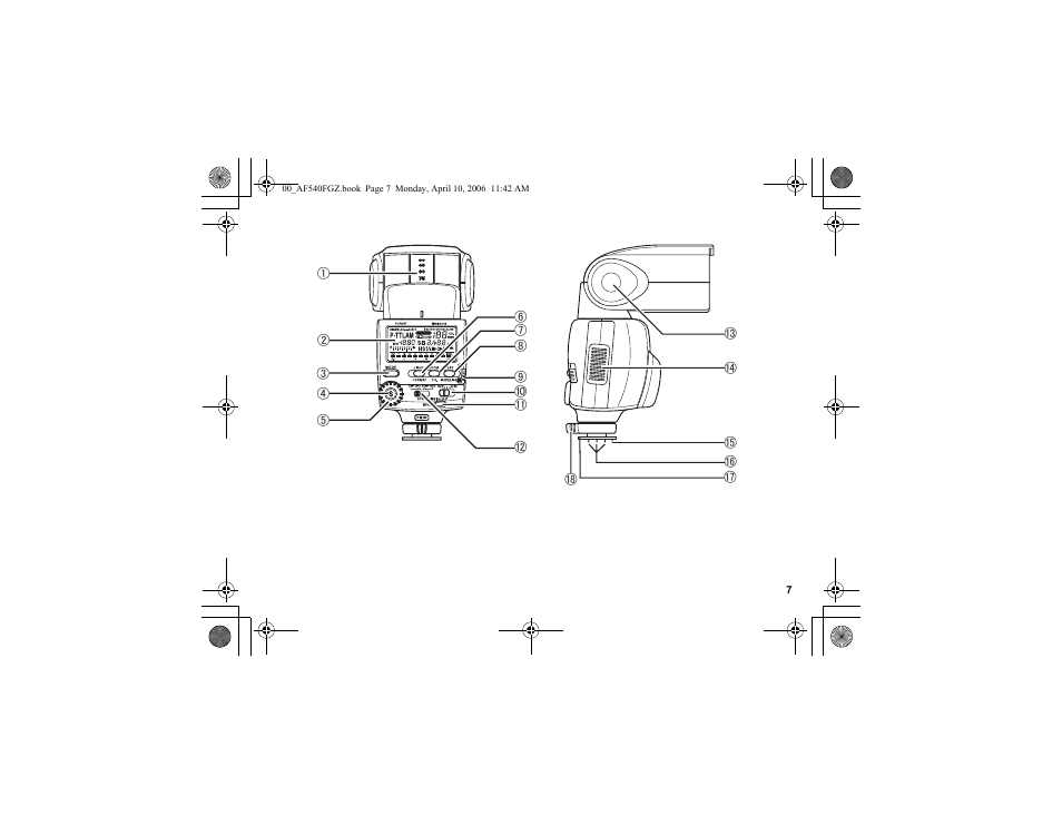 Pentax AF540FGZ User Manual | Page 9 / 96