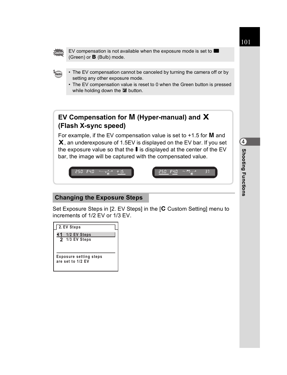 Pentax K20D User Manual | Page 102 / 286