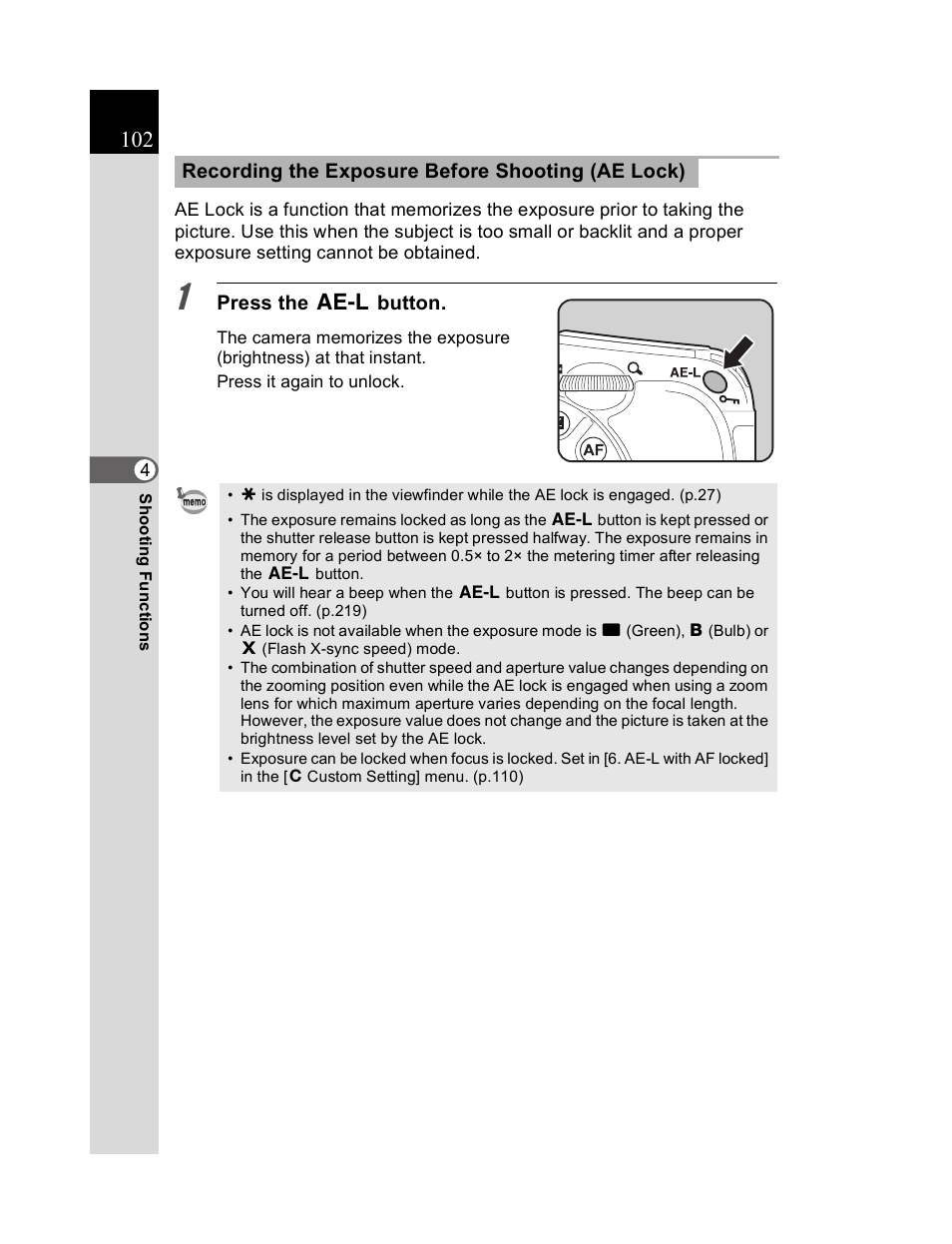 Pentax K20D User Manual | Page 103 / 286