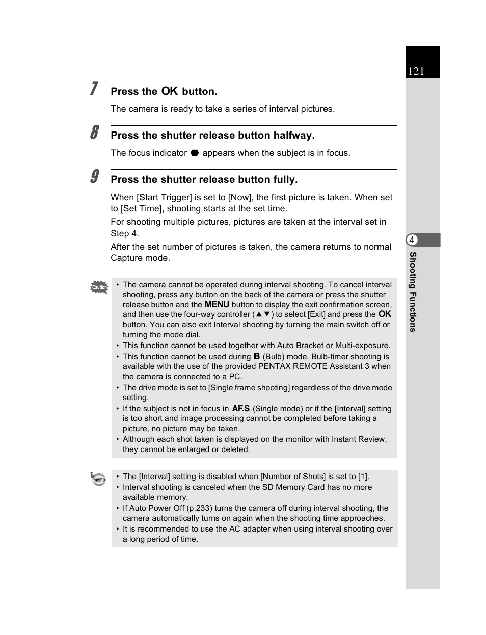 Pentax K20D User Manual | Page 122 / 286