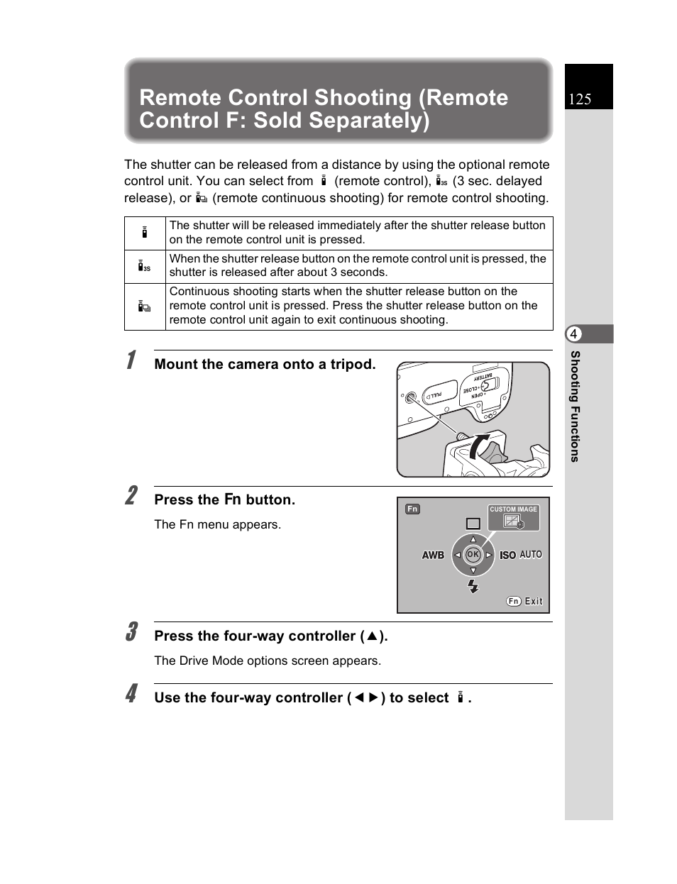 Pentax K20D User Manual | Page 126 / 286