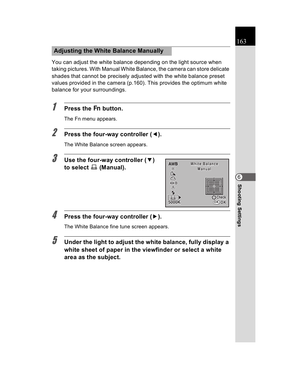 Pentax K20D User Manual | Page 164 / 286