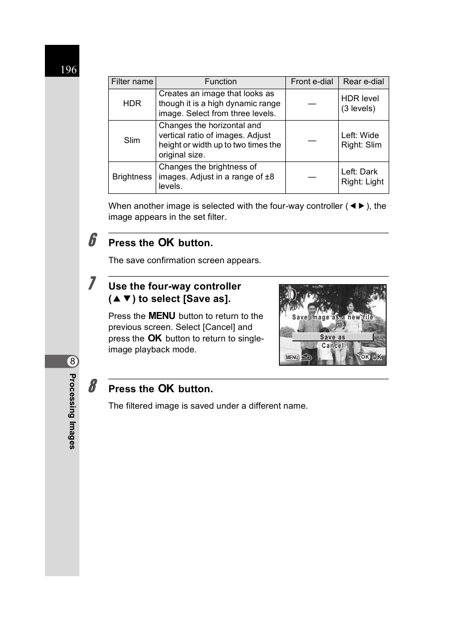 Pentax K20D User Manual | Page 197 / 286