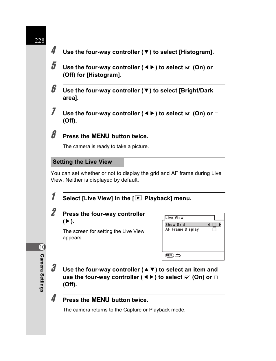 Pentax K20D User Manual | Page 229 / 286