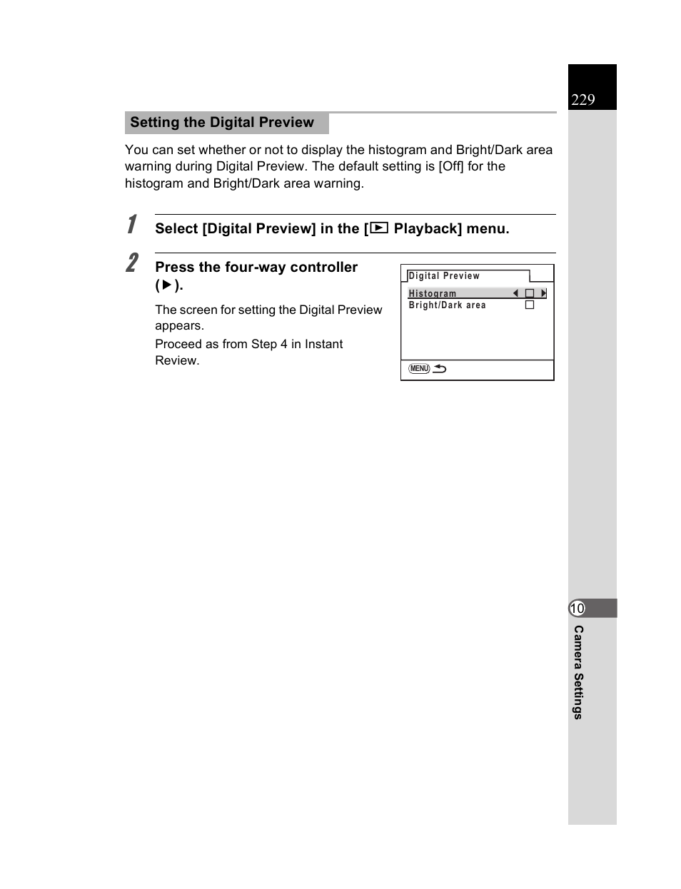 Pentax K20D User Manual | Page 230 / 286