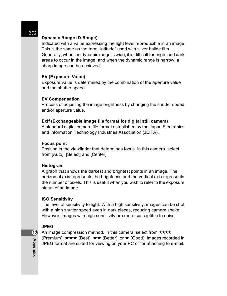 Pentax K20D User Manual | Page 273 / 286